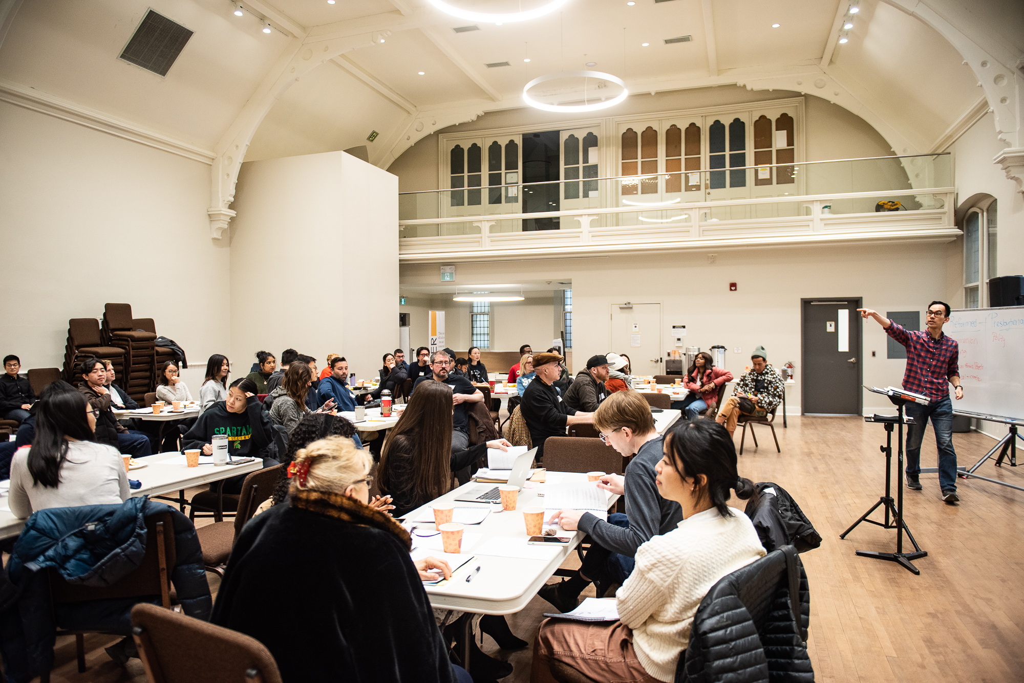 Friends enjoying one another